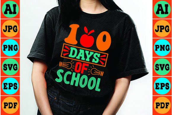 100 Days SVG for Crafts & Graphics