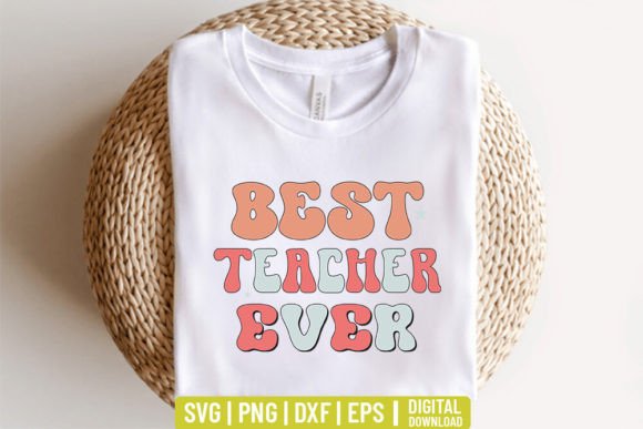 Retro Teacher Graphics for Crafts